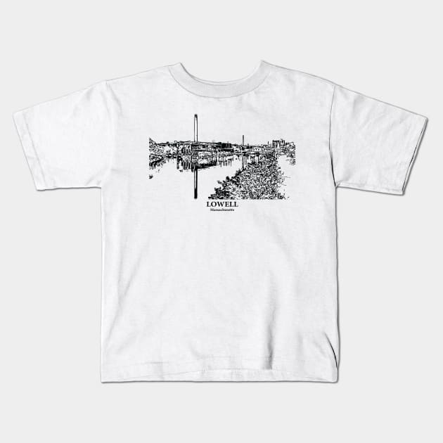 Lowell - Massachusetts Kids T-Shirt by Lakeric